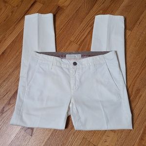 Stella McCartney Size 28 White Slim Leg Trousers